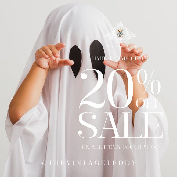 Other - BOO! Halloween Sale! 20% Off @thevintageteddy